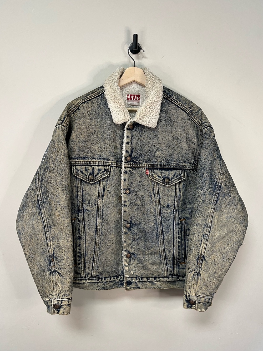 Vintage Levis Sherpa Lined Denim Jacket